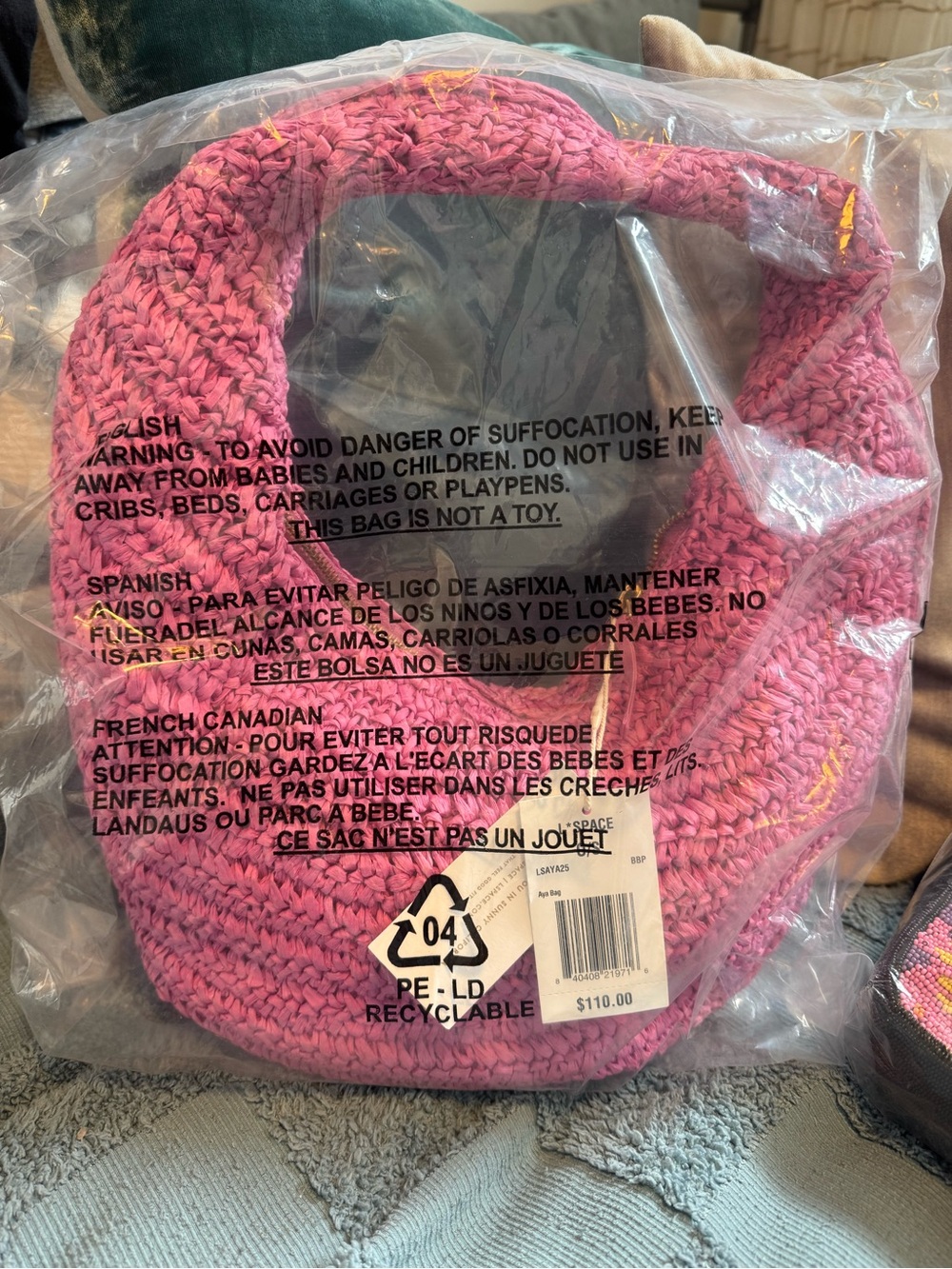 L* Space Aya Bag in Bubblegum Pink NWT - Picture 3 of 4